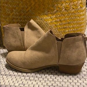 Suede booties